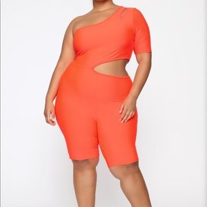 Gotta Feeling Biker Short Romper